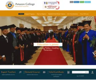 Amazoncollege.lk(Amazon College) Screenshot