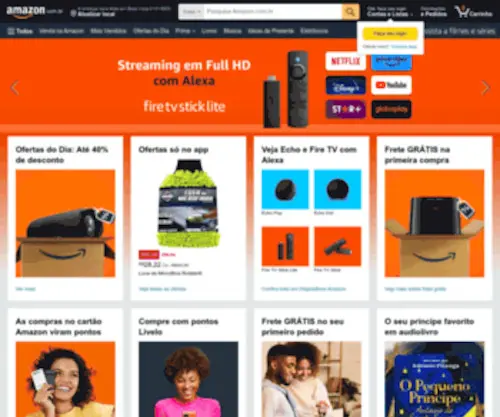 Amazon.com.br(Amazon promoções) Screenshot