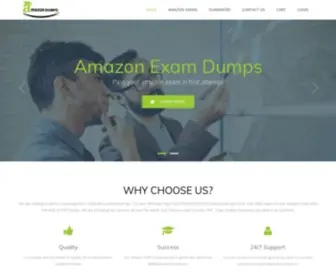 Amazondumps.us(Complete AWS certification exam dumps study material) Screenshot