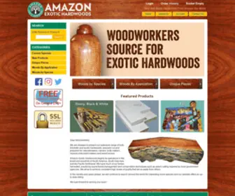 Amazonexotichardwoods.com(Amazon Exotic Hardwoods) Screenshot