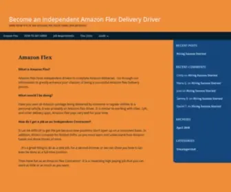 Amazonflexbusiness.com(Amazon Flex Business) Screenshot