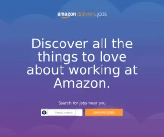 Amazonfulfillmentcareers.com(Amazon warehouse) Screenshot