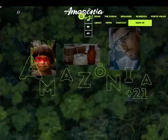 Amazonia21.org(Desenvolvimento Sustentável da Amazônia) Screenshot