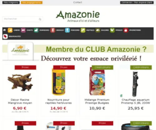 Amazonie.com(Amazonie) Screenshot