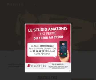 Amazonis.fr(Agence de communication global à Marennes) Screenshot