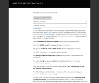 Amazonmoneymachine.com(Amazon Money Machine) Screenshot