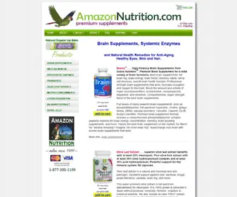 Amazonnutrition.com(Brain Supplements) Screenshot