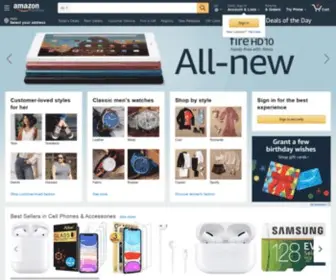 Amazon.org(Spend less) Screenshot