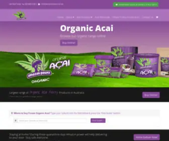 Amazonpower.com.au(Organic Acai Berry Wholesale) Screenshot