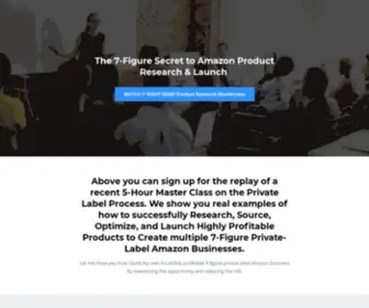 Amazonprivatelabelcourse.com(A 4 hour deep dive into creating a private label brand on Amazon. Learn) Screenshot