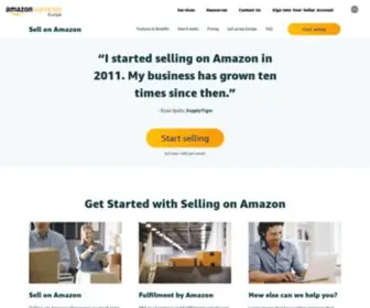 Amazonservices.co.uk(Sell on Amazon UK) Screenshot
