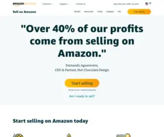 Amazonservices.com(Sell on Amazon) Screenshot