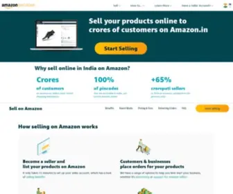 Amazonservices.in(Sell Products Online on Amazon India. Now Selling on Amazon) Screenshot