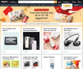 Amazon.sg(Shop Online for Electronics) Screenshot