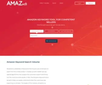 Amazvol.com(Amazon Keyword Tool) Screenshot