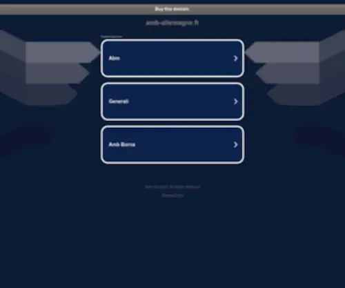 AMB-Allemagne.fr(Missions allemandes en France) Screenshot