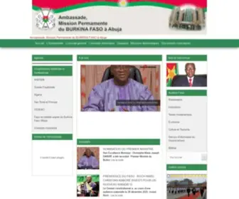 Ambaburkina-NG.org(Ambassade) Screenshot