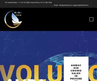 Ambacoin.io(AmbaCoin a revolutionary cryptocurrency to assist the Ambazonian quest) Screenshot