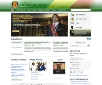 Ambacongo-US.org(Embassy of the Republic of Congo in Washington DC) Screenshot