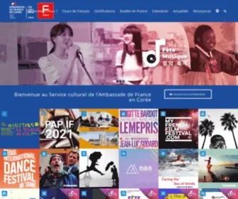 Ambafrance-Culture.org(France en Corée) Screenshot