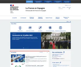 Ambafrance-ES.org(Ambassade de France en Espagne) Screenshot