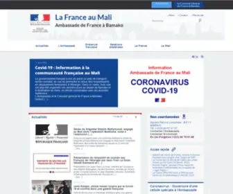 Ambafrance-ML.org(La France au Mali) Screenshot
