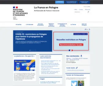 Ambafrance-PL.org(La France en Pologne) Screenshot