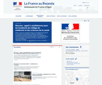 Ambafrance-RW.org(La France au Rwanda) Screenshot
