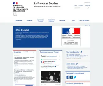 Ambafrance-SD.org(La France au Soudan) Screenshot