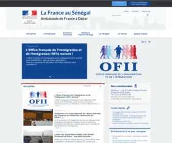 Ambafrance-SN.org(La France au Sénégal) Screenshot