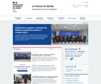 Ambafrance-SRB.org(La France en Serbie) Screenshot