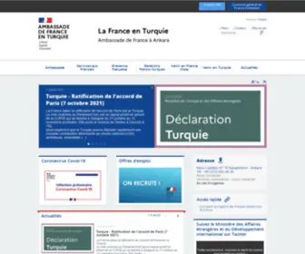 Ambafrance-TR.org(La France en Turquie) Screenshot