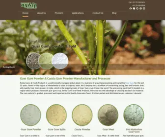 Ambagums.com(Guar Gum Powder) Screenshot