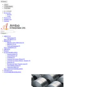 Ambaltd.com(Amba Enterprises Ltd) Screenshot