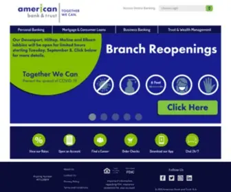 Ambankqc.com(Mortgage, Personal, and Business Banking) Screenshot