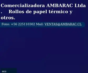 Ambarac.cl(Rollos Papel Térmico) Screenshot