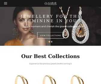 Ambargold.com(Ambar Gold and Diamonds) Screenshot
