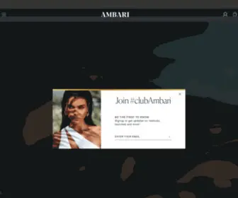 Ambaribeauty.com(Ambari) Screenshot