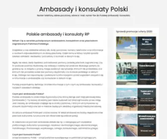 Ambasadyikonsulaty.pl(Polskie ambasady i konsulaty RP) Screenshot