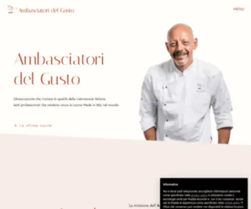 Ambasciatoridelgusto.com(Associazione Italiana Ambasciatori del Gusto) Screenshot