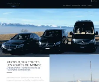 Ambassador-Limousine.ch(Ambassador Limousine) Screenshot