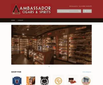 Ambassadorcigar.com(Ambassador Cigars) Screenshot