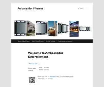 Ambassadorcinemas.com(Ambassador Cinemas) Screenshot