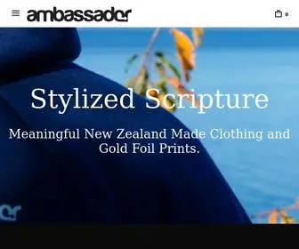 AmbassadorStore.co.nz(Stylized Scripture) Screenshot