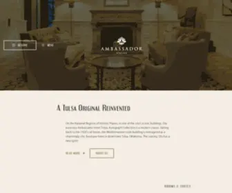 Ambassadortulsa.com(Luxury Downtown Tulsa Hotel) Screenshot