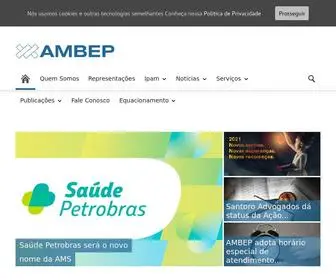 Ambep.org.br(A AMBEP é uma entidade civil) Screenshot