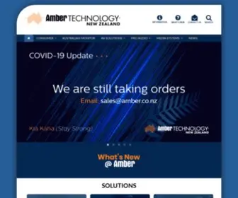 Amber.co.nz(Amber technology) Screenshot