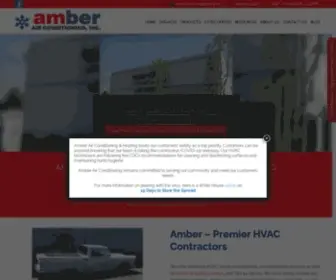 Amberairconditioning.com(Air Conditioning & Heating Repair Service in Lake Elsinore CA) Screenshot