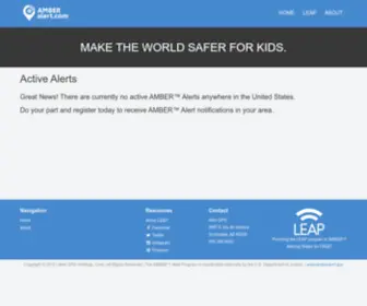 Amberalert.com(Amberalert) Screenshot