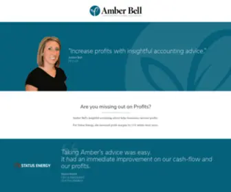 AmberbellcPa.ca(Amber Bell CPA CA) Screenshot